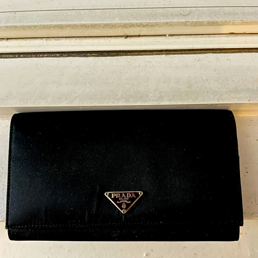 Black Prada wallet
